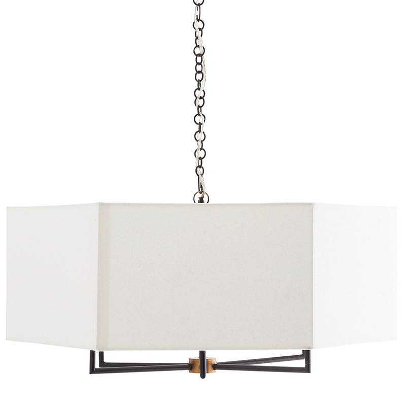 Люстра Arteriors OXFORD CHANDELIER Бронза Белый Черный Люстра Arteriors OXFORD CHANDELIER Бронза Белый Черный в Костроме | Loft Concept