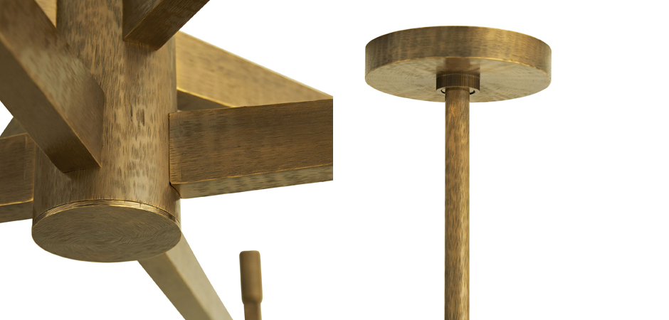 Люстра Arteriors GRIFF CHANDELIER Люстра Arteriors GRIFF CHANDELIER - Loft-Concept в Костроме