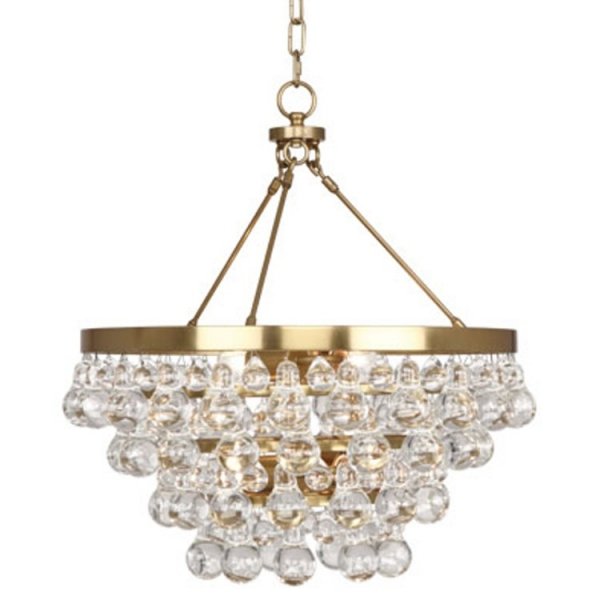 Люстра Robert Abbey Bling Chandelier Antique Brass Золотой Люстра Robert Abbey Bling Chandelier Antique Brass Золотой в Костроме | Loft Concept