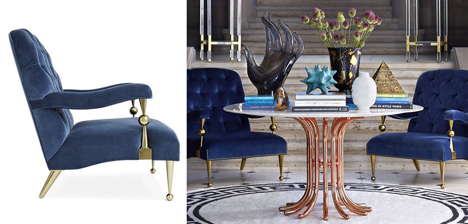 Кресло Jonathan Adler Caracas Chair Кресло Jonathan Adler Caracas Chair - Loft-Concept в Костроме