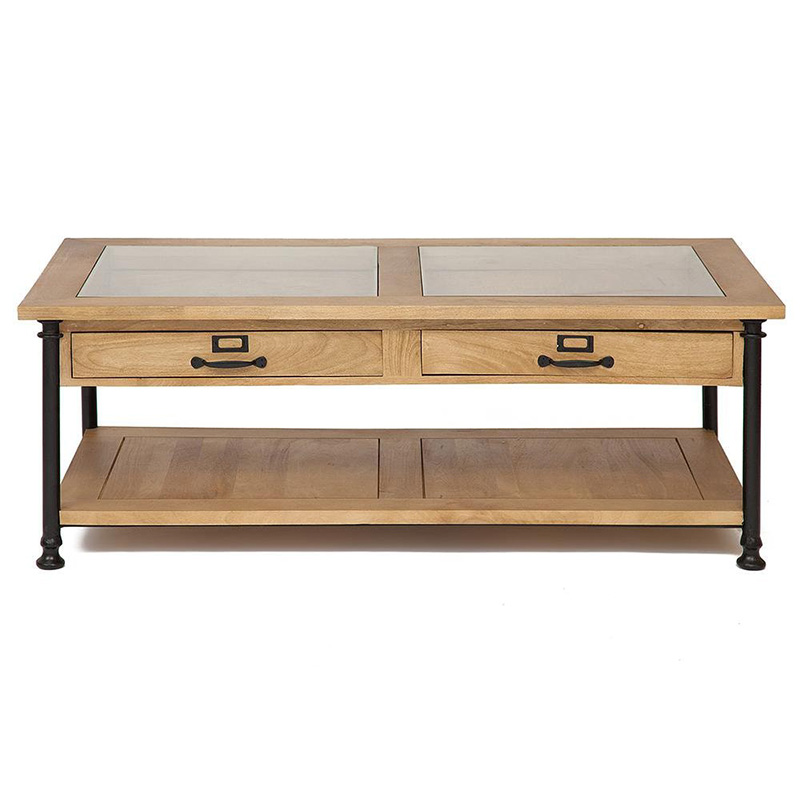 Журнальный стол Provence Mango table Boleyn Древесина Черный Журнальный стол Provence Mango table Boleyn Древесина Черный в Костроме | Loft Concept