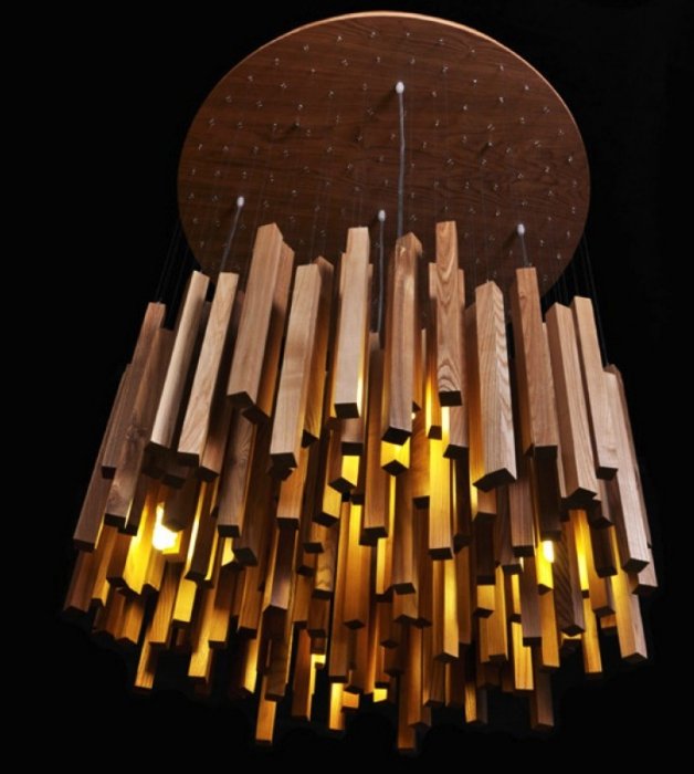 Люстра Wooden September Rain Люстра Wooden September Rain в Костроме | Loft Concept