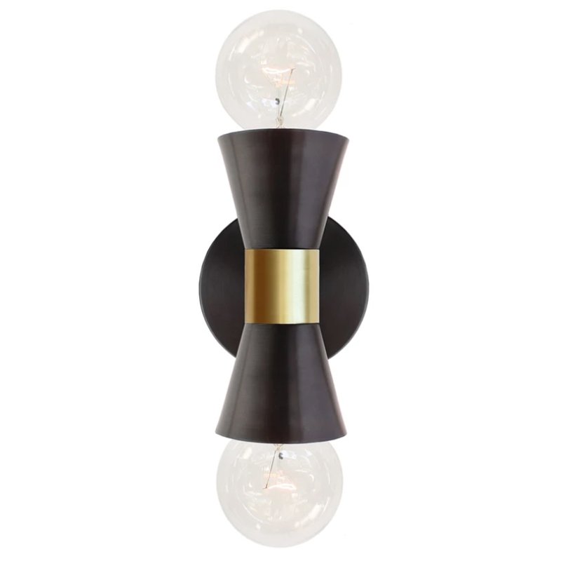 Бра Cedar & Moss Mira Black Черный Золотой Бра Cedar & Moss Mira Black Черный Золотой в Костроме | Loft Concept