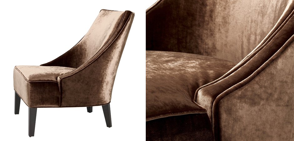 Кресло Eichholtz Chair Dulwich Aegean orange - фото №1