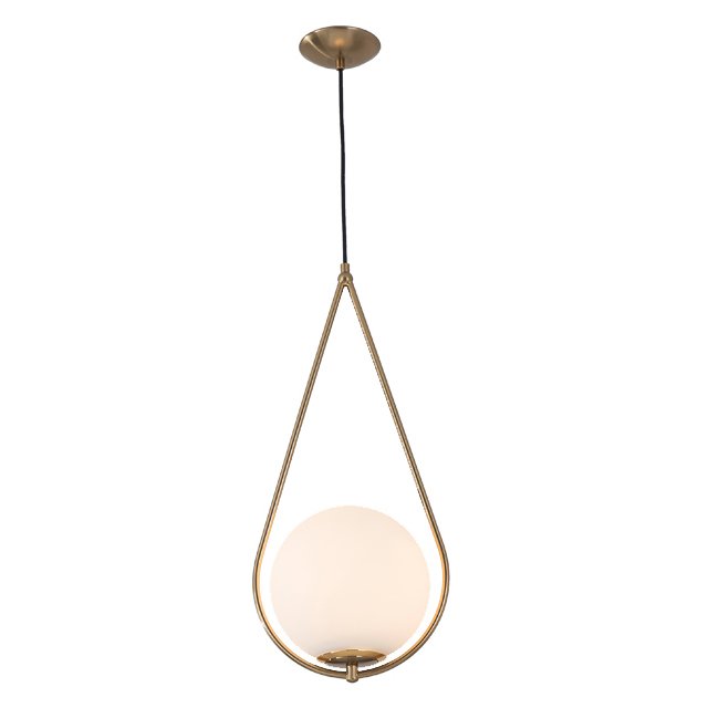 Люстра CORDA PENDANT LAMP Черный Латунь Белый Люстра CORDA PENDANT LAMP Черный Латунь Белый в Костроме | Loft Concept