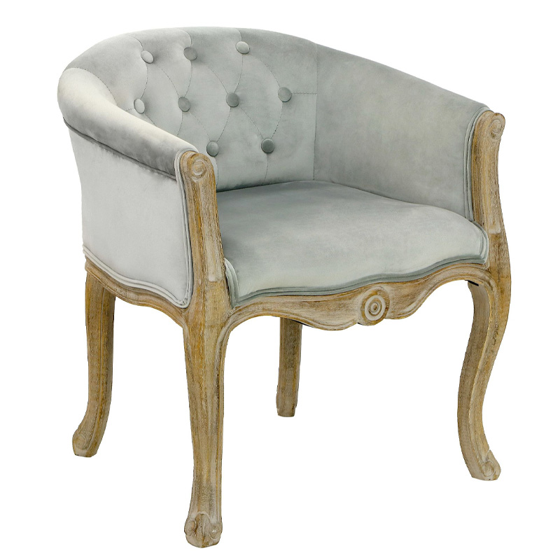 Кресло French Provence Armchair Roderic light blue Голубой Кресло French Provence Armchair Roderic light blue Голубой в Костроме | Loft Concept