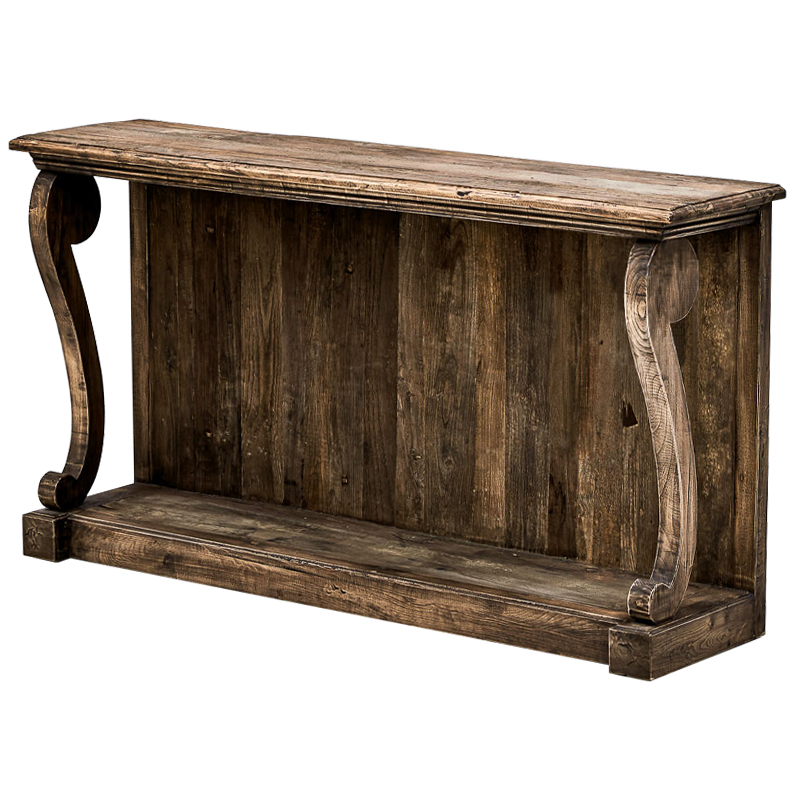 Консоль деревянная Henna Wood Console Коричневый в Костроме | Loft Concept 