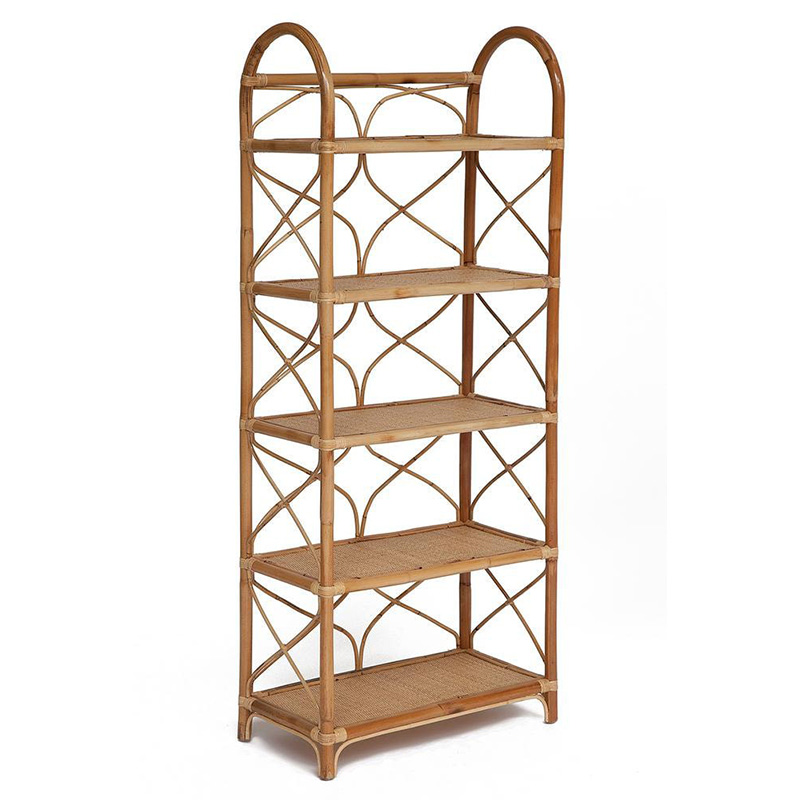 Этажерка Rattan Wicker Bookcase Древесина Этажерка Rattan Wicker Bookcase Древесина в Костроме | Loft Concept