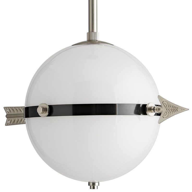 Люстра Arteriors CELESTIAL PENDANT Белый Черный Серебряный Люстра Arteriors CELESTIAL PENDANT Белый Черный Серебряный в Костроме | Loft Concept