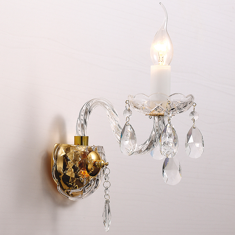 Бра Melisa Sconce One Глянцевое золото Прозрачный Бра Melisa Sconce One Глянцевое золото Прозрачный в Костроме | Loft Concept