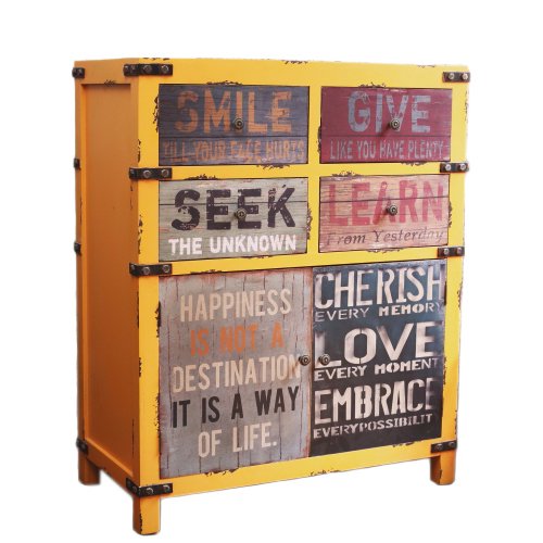 Комод Container Give a smile Желтый Мульти Комод Container Give a smile Желтый Мульти в Костроме | Loft Concept