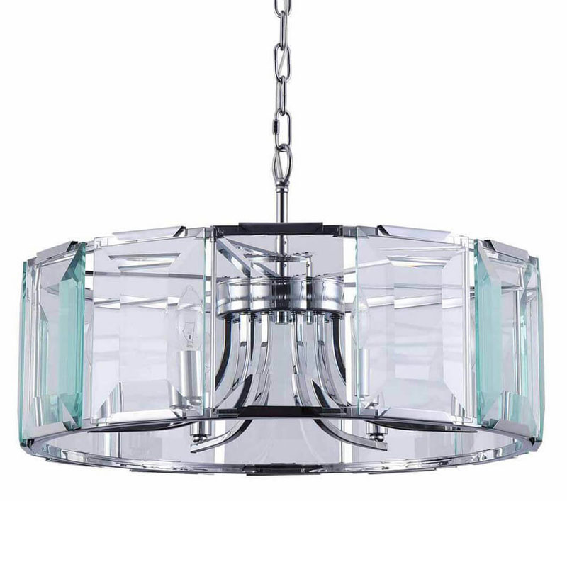 Люстра Harlow Crystal Round Chandelier chrome 6 Хром Люстра Harlow Crystal Round Chandelier chrome 6 Хром в Костроме | Loft Concept