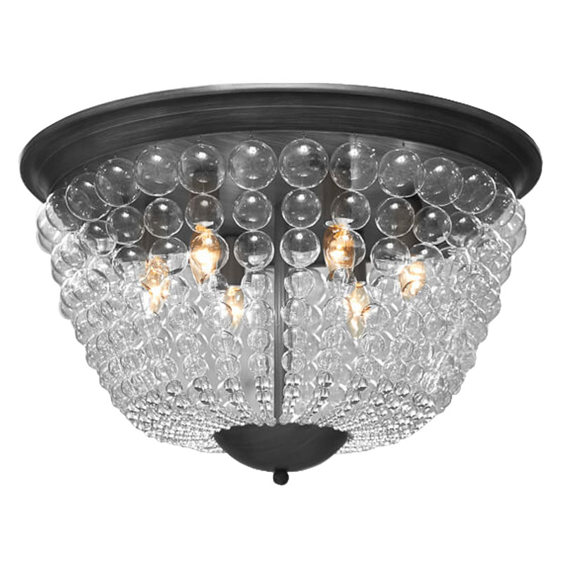 Потолочный светильник Bubble Blower Ceiling Серый бетон Прозрачное Стекло Потолочный светильник Bubble Blower Ceiling Серый бетон Прозрачное Стекло в Костроме | Loft Concept