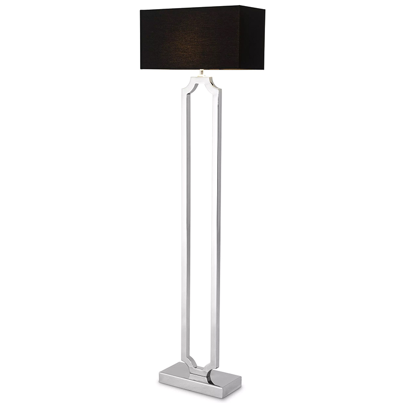 Торшер Eichholtz Floor Lamp Sterlington Никель Черный Торшер Eichholtz Floor Lamp Sterlington Никель Черный в Костроме | Loft Concept