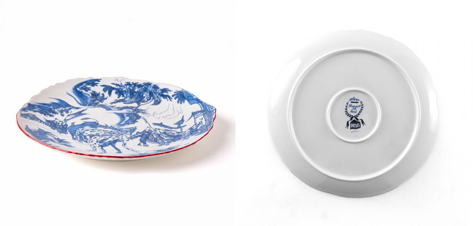 Тарелка Seletti Blue Chinoiserie Тарелка Seletti Blue Chinoiserie - Loft-Concept в Костроме