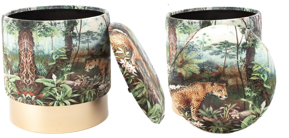 Пуф PUF Jungle Print lynx small Пуф PUF Jungle Print lynx small - Loft-Concept в Костроме
