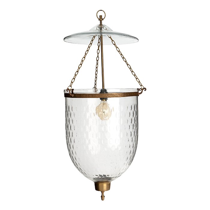 Люстра Lantern Bexley S Латунь Античная полированная Прозрачное Стекло Люстра Lantern Bexley S Латунь Античная полированная Прозрачное Стекло в Костроме | Loft Concept