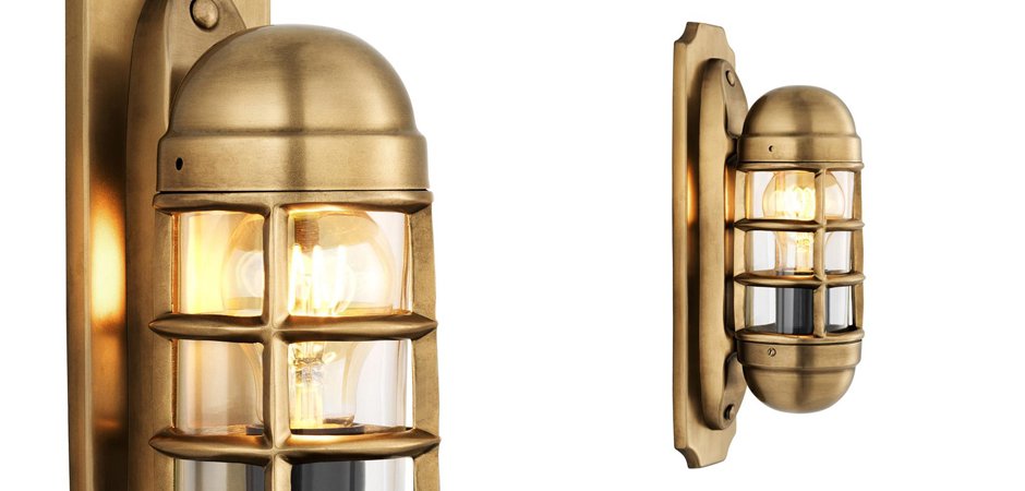 Бра Eichholtz Wall Lamp Le Caprice Brass - Loft-Concept в Костроме