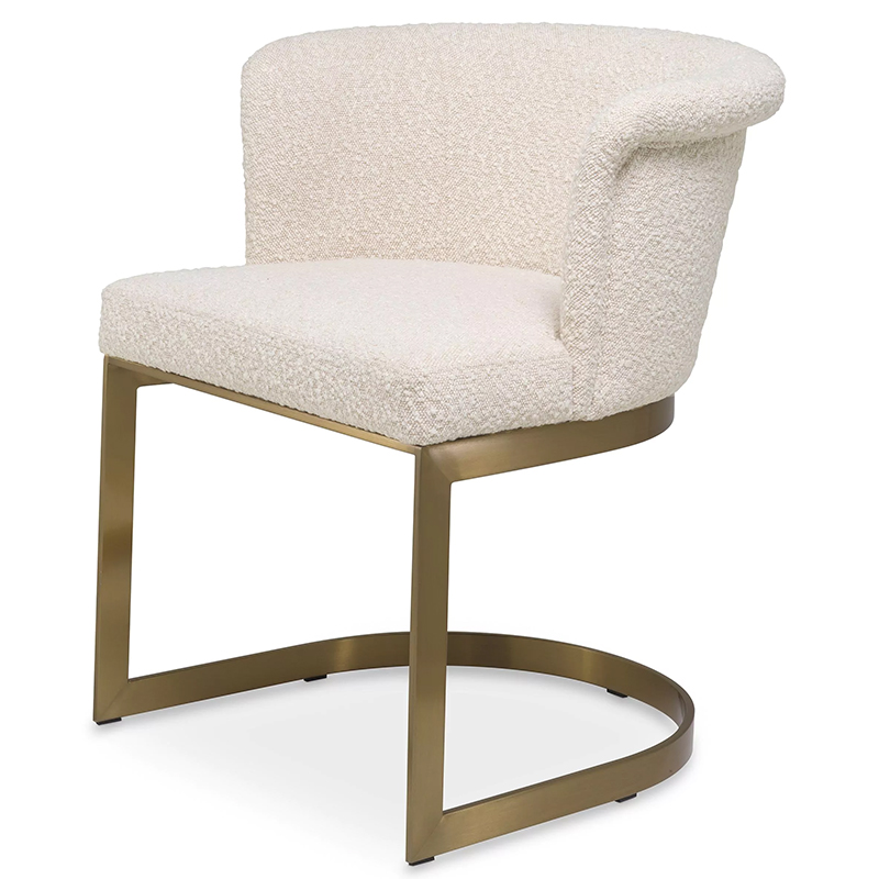 Стул Eichholtz Dining Chair Bofinger Латунь Молочный Стул Eichholtz Dining Chair Bofinger Латунь Молочный в Костроме | Loft Concept
