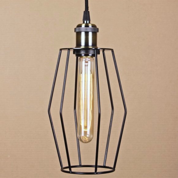 Подвесной светильник Wire Cage Pendant Spauk Black Черный Подвесной светильник Wire Cage Pendant Spauk Black Черный в Костроме | Loft Concept