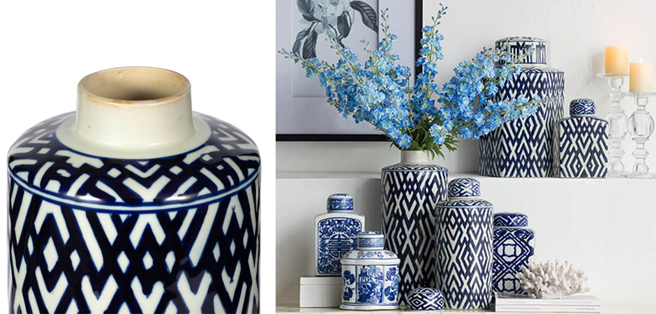 Ваза с крышкой Geometric Pattern Ваза с крышкой Geometric Pattern - Loft-Concept в Костроме