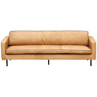 Диван Hubert Beige Leather Sofa Бежевый Диван Hubert Beige Leather Sofa Бежевый в Костроме | Loft Concept