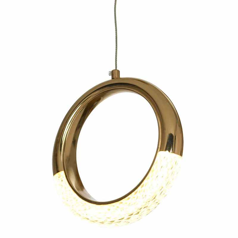 Подвесной светильник Jeziel Ring Hanging lamp Глянцевое золото Подвесной светильник Jeziel Ring Hanging lamp Глянцевое золото в Костроме | Loft Concept