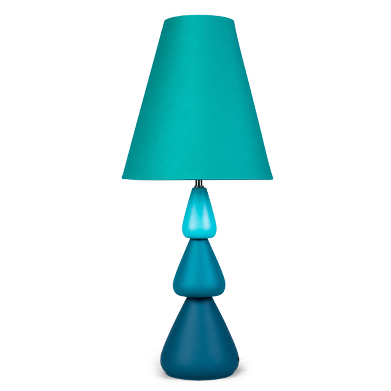 Настольная лампа Turquoise Wave Бирюзовый Настольная лампа Turquoise Wave Бирюзовый в Костроме | Loft Concept