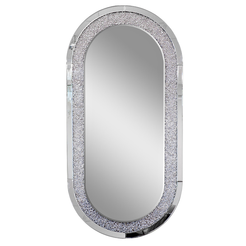 Зеркало Odila Crystals Oval Mirror Зеркало Odila Crystals Oval Mirror в Костроме | Loft Concept