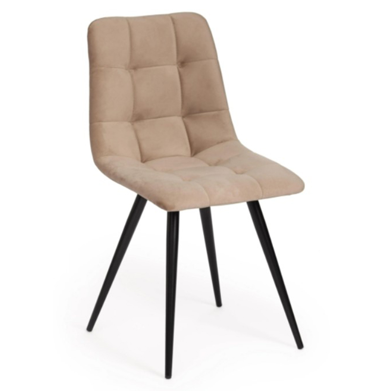 Стул Nancy Beige Chair Бежевый Черный Стул Nancy Beige Chair Бежевый Черный в Костроме | Loft Concept