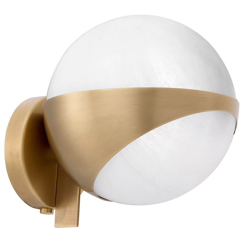 Бра Eichholtz Wall Lamp Wilson Латунь Белый Бра Eichholtz Wall Lamp Wilson Латунь Белый в Костроме | Loft Concept