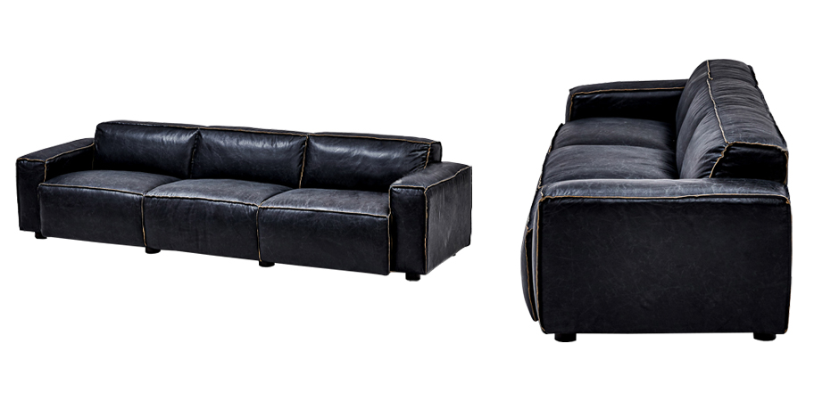 Диван Osorio Leather Sofa Диван Osorio Leather Sofa - Loft-Concept в Костроме