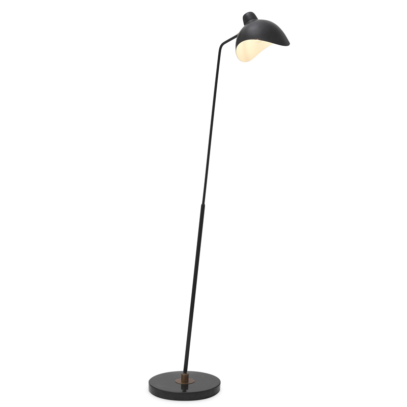 Торшер Eichholtz Floor Lamp Asta Черный Черный Мрамор Nero Латунь Античная полированная Торшер Eichholtz Floor Lamp Asta Черный Черный Мрамор Nero Латунь Античная полированная в Костроме | Loft Concept