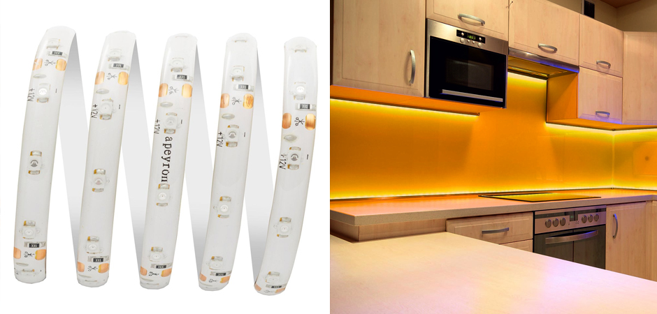 Светодиодная влагозащищенная лента 4,8W/m 60LED/m 3528SMD желтый Светодиодная влагозащищенная лента 4,8W/m 60LED/m 3528SMD желтый - Loft-Concept в Костроме