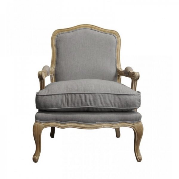 Кресло French Provence ArmChair Shebbi Grey Кресло French Provence ArmChair Shebbi Grey в Костроме | Loft Concept