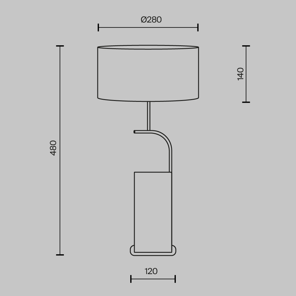 Настольный светильник Glamping Е14x2 в Костроме