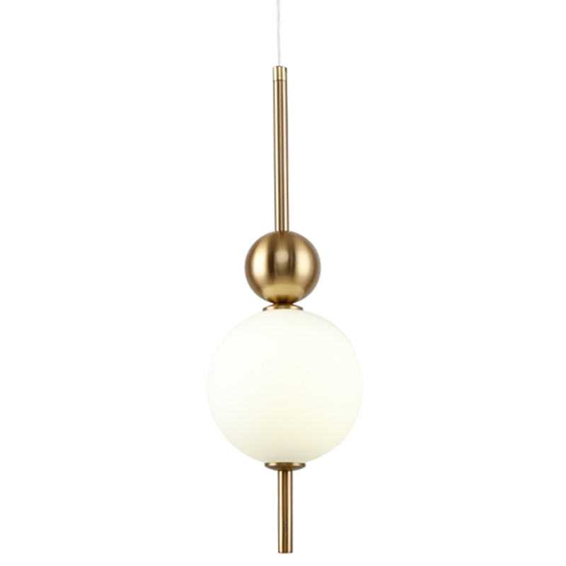 Подвесной светильник PEARLS SUSPENSION Белый Латунь Подвесной светильник PEARLS SUSPENSION Белый Латунь в Костроме | Loft Concept