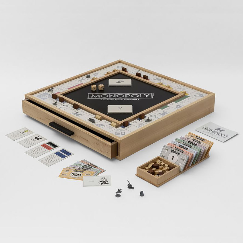 Настольная Игра "Монополия" Luxury Edition Бежевый Темно-синий Настольная Игра "Монополия" Luxury Edition Бежевый Темно-синий в Костроме | Loft Concept