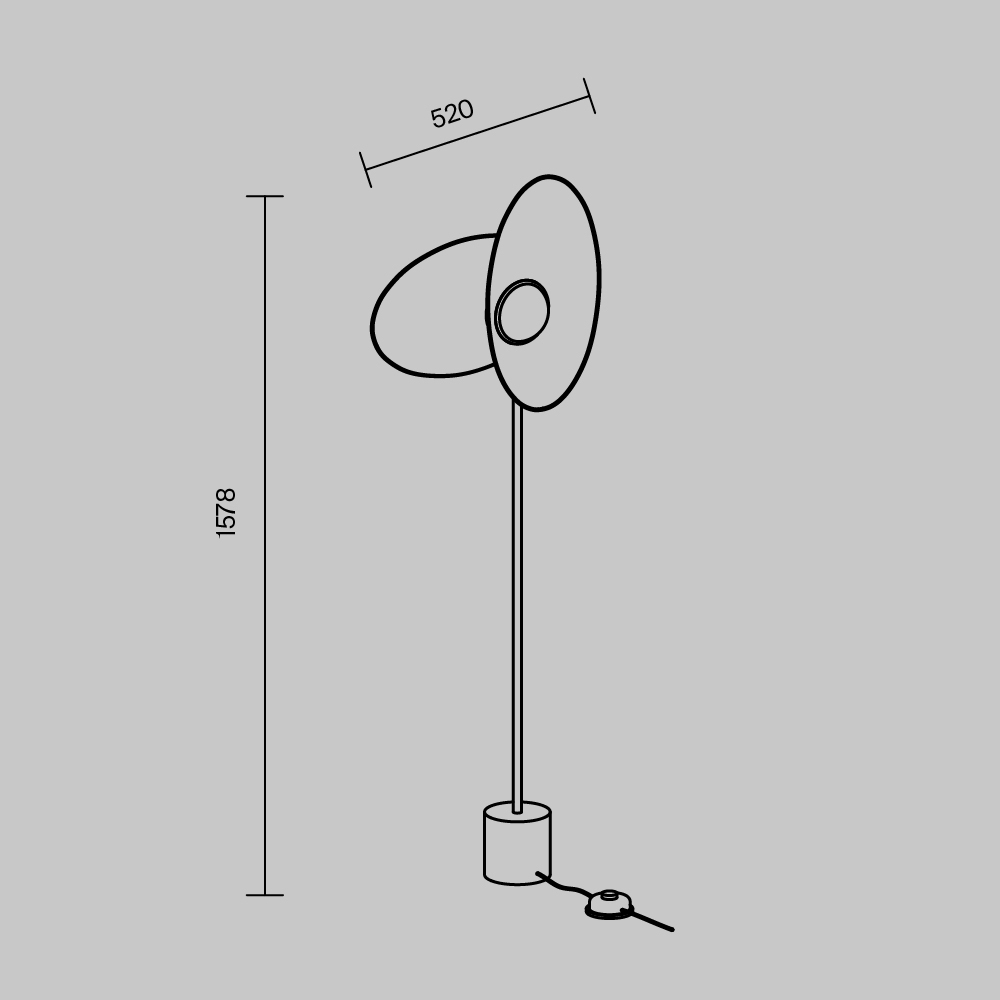 Напольный светильник Evolution 3000К 12Вт в Костроме