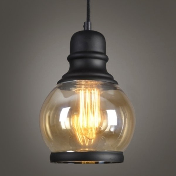 Подвесной светильник Loft Smoke Glass Pendant #2 Черный Подвесной светильник Loft Smoke Glass Pendant #2 Черный в Костроме | Loft Concept