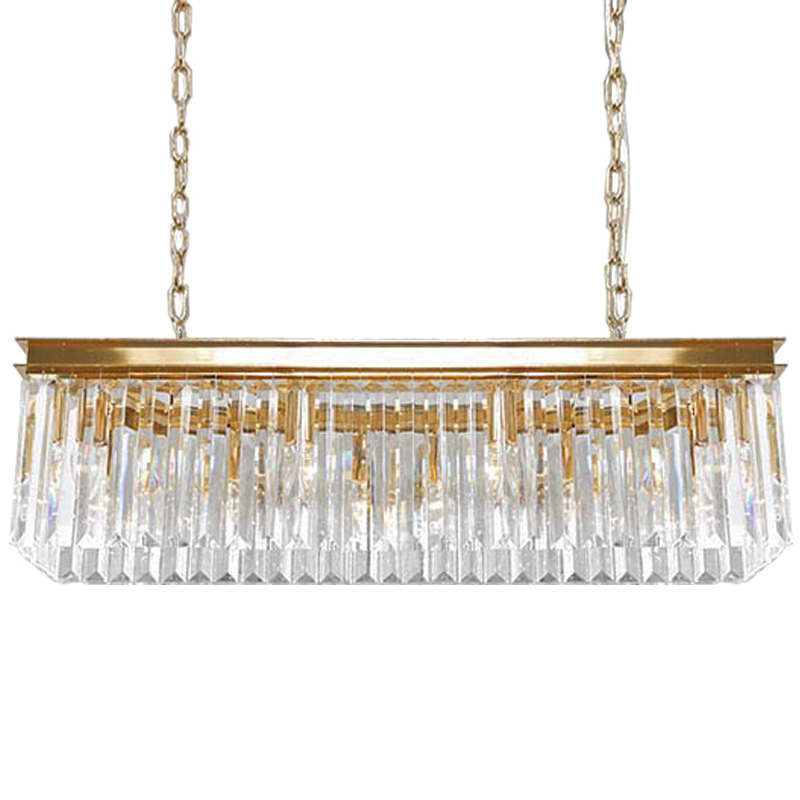 Люстра RH Odeon Chandelier Gold 90 Прозрачное Стекло Золотой Люстра RH Odeon Chandelier Gold 90 Прозрачное Стекло Золотой в Костроме | Loft Concept