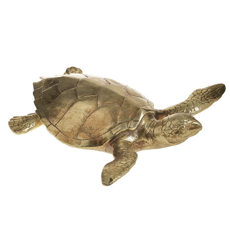 Статуэтка Sea Golden Turtle Золотой Статуэтка Sea Golden Turtle Золотой в Костроме | Loft Concept