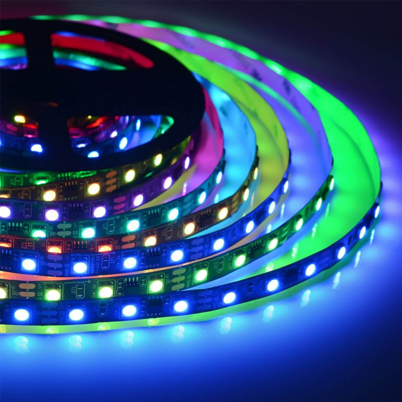 Комплект светодиодной ленты 14,4W/m 60Led/m 5050SMD разноцветный 5M Белый Комплект светодиодной ленты 14,4W/m 60Led/m 5050SMD разноцветный 5M Белый в Костроме | Loft Concept
