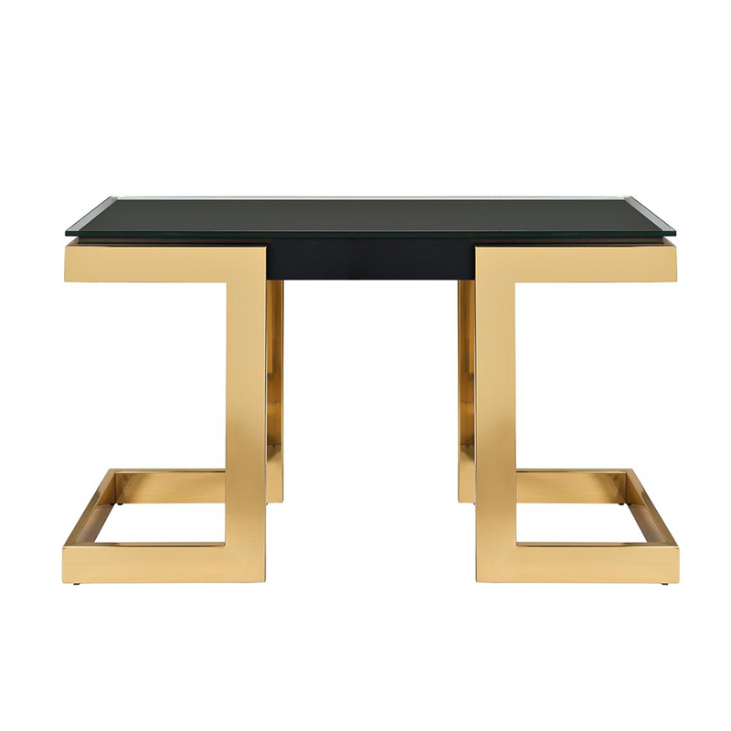 Консоль Sorrento Console Черный Золотой Консоль Sorrento Console Черный Золотой в Костроме | Loft Concept