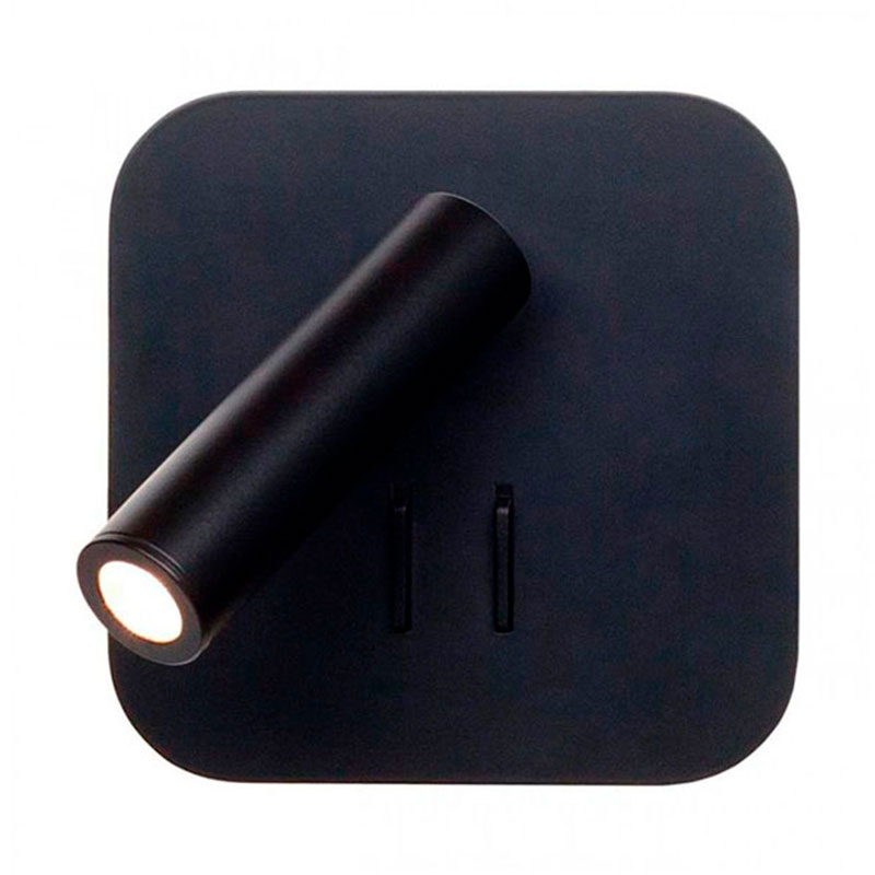 Бра Chelsom WALL LED DOCK Black Square Черный Бра Chelsom WALL LED DOCK Black Square Черный в Костроме | Loft Concept