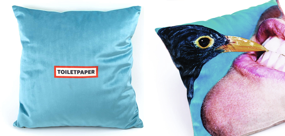 Подушка Seletti Cushion Crow Design Toiletpaper Подушка Seletti Cushion Crow Design Toiletpaper - Loft-Concept в Костроме