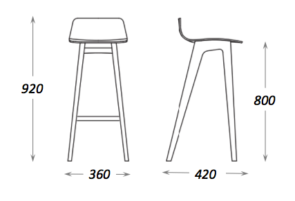Барный стул Morph Bar Stool Барный стул Morph Bar Stool в Костроме