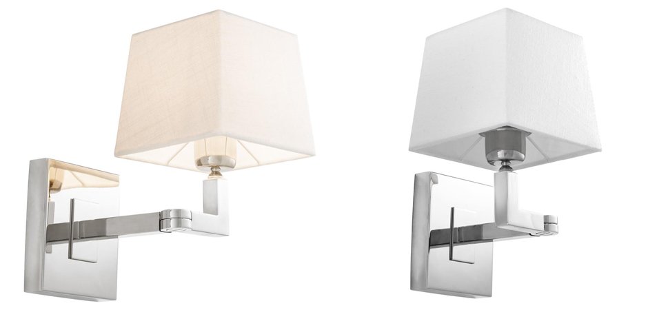 Бра Eichholtz Wall Lamp Cambell Nickel Бра Eichholtz Wall Lamp Cambell Nickel - Loft-Concept в Костроме