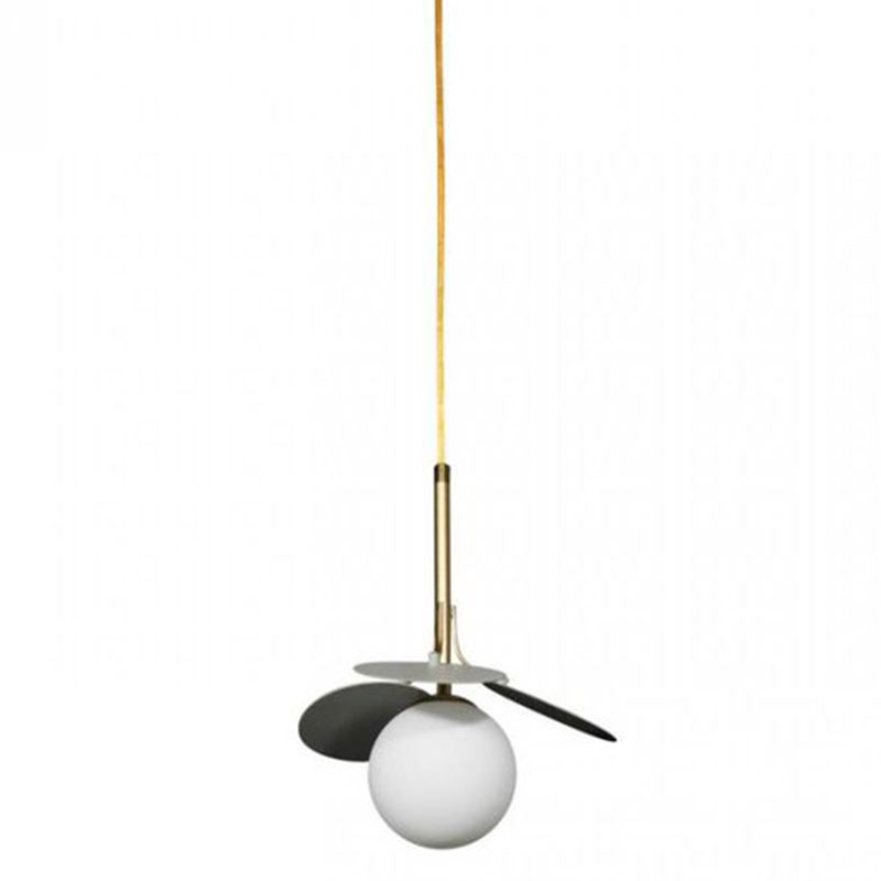 Подвесной светильник MATISSE Pendant One Grey Серый Золотой Белый Подвесной светильник MATISSE Pendant One Grey Серый Золотой Белый в Костроме | Loft Concept