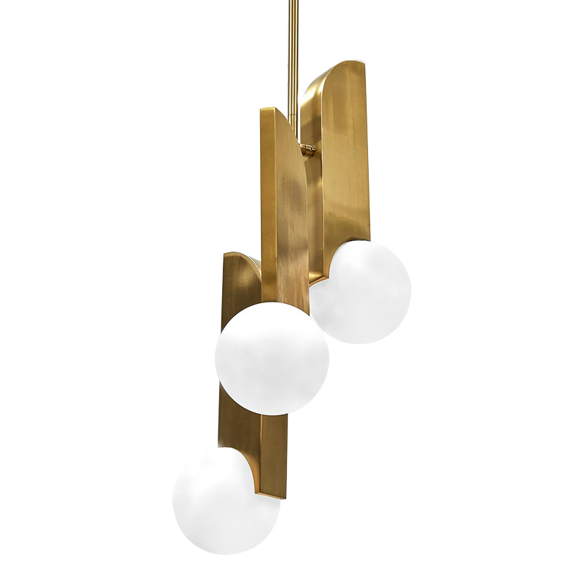 Подвесной светильник Harvir Hanging Lamp Золотой Белый Подвесной светильник Harvir Hanging Lamp Золотой Белый в Костроме | Loft Concept